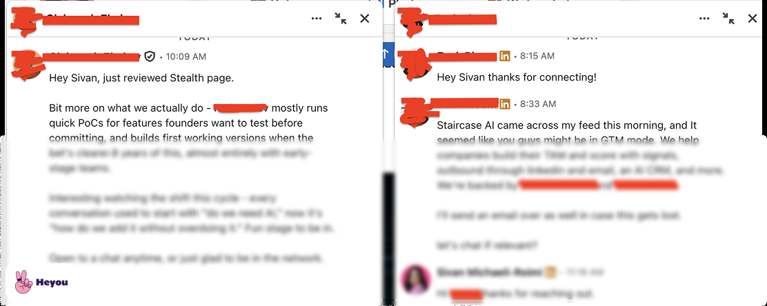 A cold outbound email where AI personalization leaned on a shallow, guessed detail, producing an awkward, obviously automated opener.